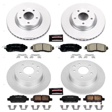 Front and Rear Z17 COATED BRAKE KIT for Nissan Altima image 2