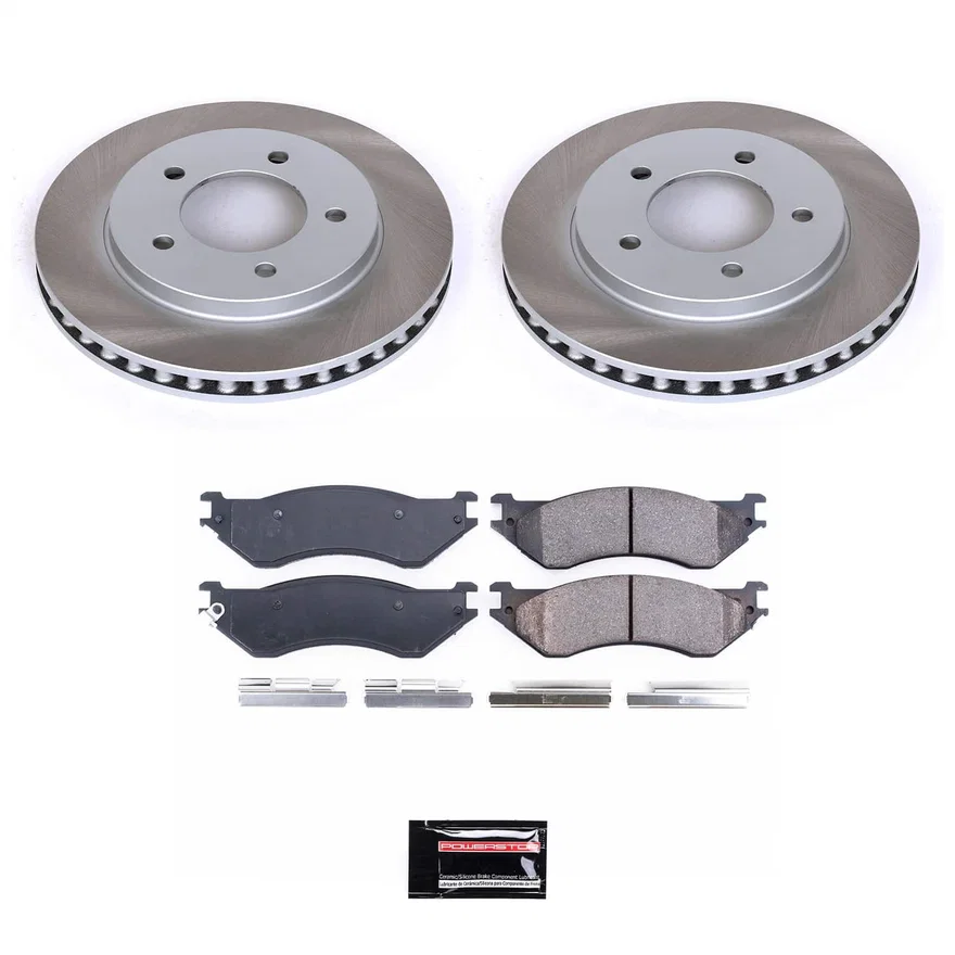 Front SEMI-COATED ROTOR KIT
