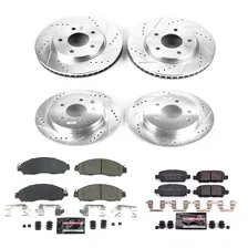 Front and Rear Z23 EVOLUTION BRAKE KIT for Nissan LEAF image 2