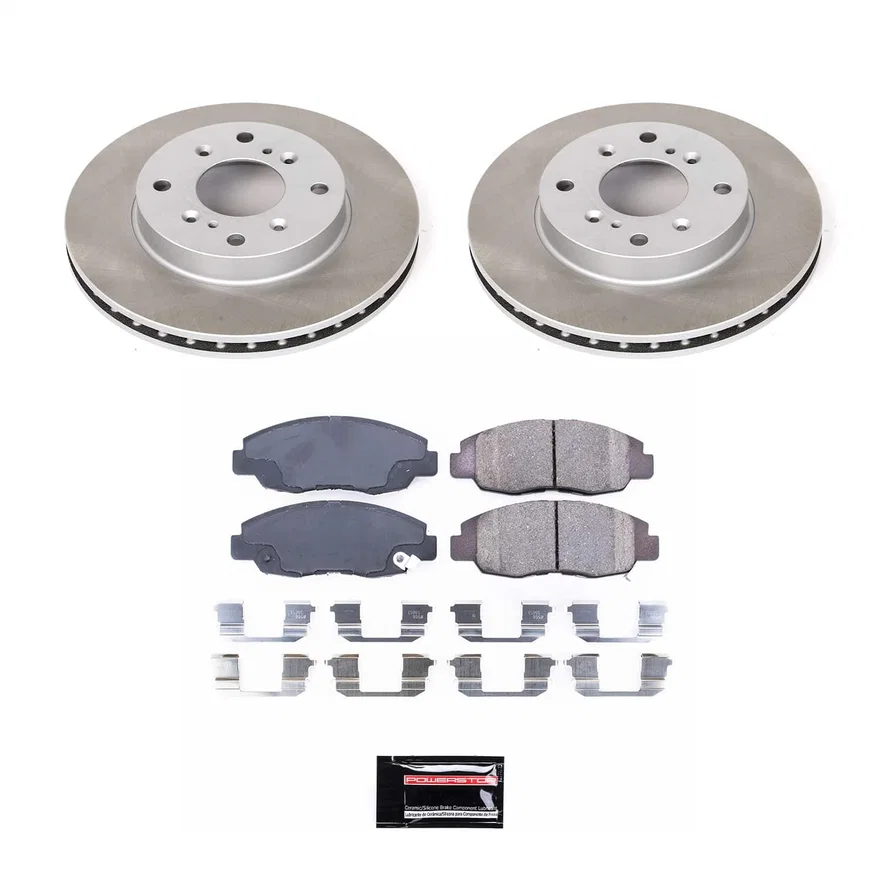 Front SEMI-COATED ROTOR KIT