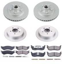 Front and Rear Z17 COATED BRAKE KIT for Ford F-150 image 2
