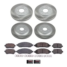 Front and Rear SEMI-COATED ROTOR KIT image 1