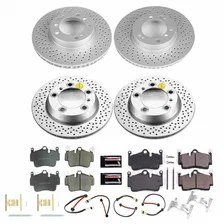 Front and Rear Z17 COATED BRAKE KIT for Porsche image 2