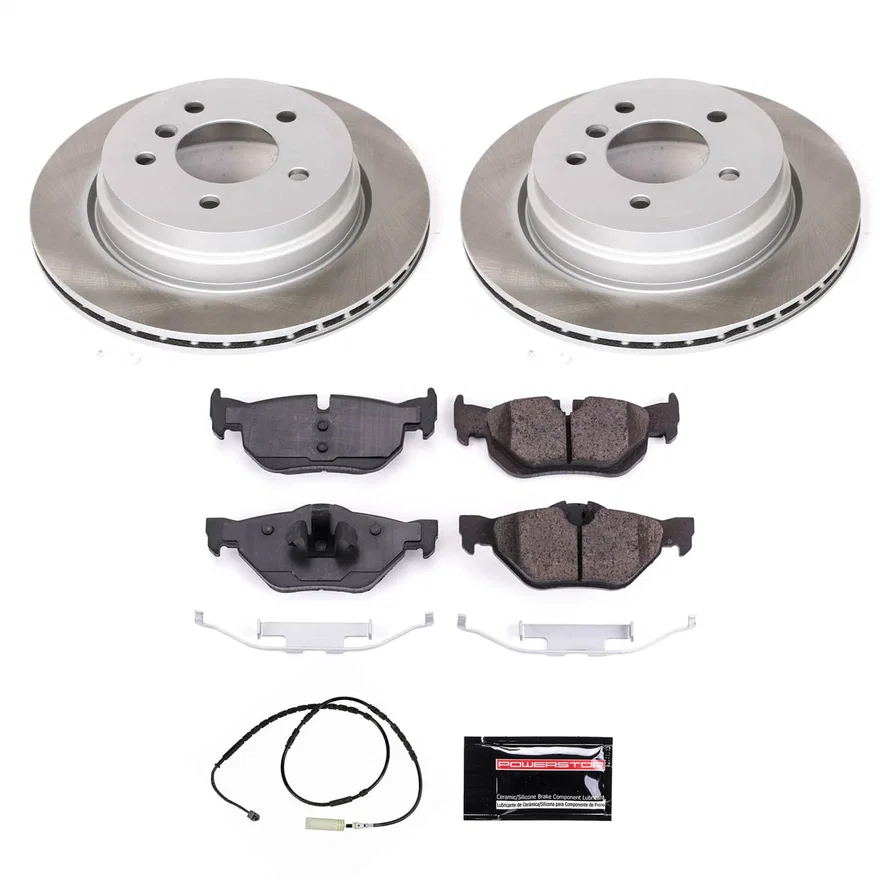 Rear SEMI-COATED ROTOR KIT for BMW X1