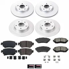 Front and Rear Z17 COATED BRAKE KIT for Mazda 6 image 2
