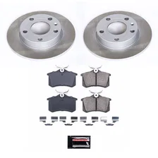 Rear SEMI-COATED ROTOR KIT for Audi image 1