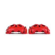 Front RED CALIPER PAIR W/BRKT image 2