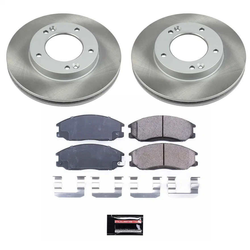 Front SEMI-COATED ROTOR KIT for Kia Sorento