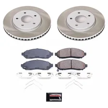 Front SEMI-COATED ROTOR KIT image 1