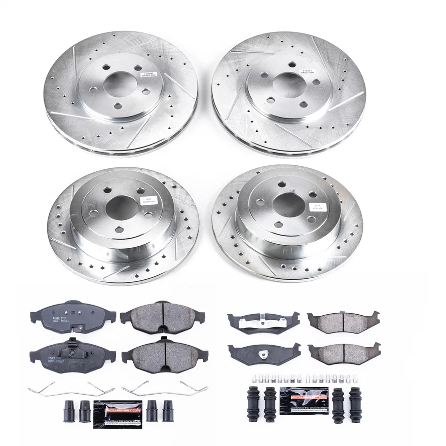 Front and Rear Z23 EVOLUTION BRAKE KIT for Dodge Stratus