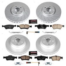Front and Rear Z23 COATED BRAKE KIT for Mercedes-Benz image 2