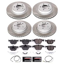 Front and Rear SEMI-COATED ROTOR KIT for BMW X1 image 1