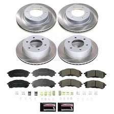 Front and Rear SEMI-COATED ROTOR KIT for Ford Ranger image 1