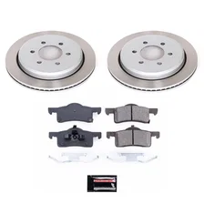 Rear SEMI-COATED ROTOR KIT for Ford Expedition image 1