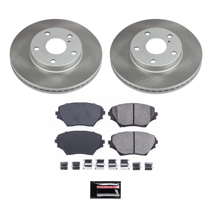 Front SEMI-COATED ROTOR KIT for Toyota RAV4