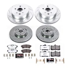 Front and Rear Z26 STREET BRAKE KIT for Lexus IS350 image 2