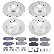 Front and Rear Z17 COATED BRAKE KIT for Subaru image 2