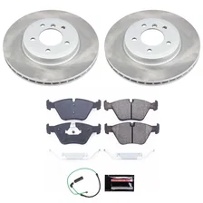 Front SEMI-COATED ROTOR KIT for BMW image 1