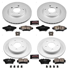 Front and Rear Z17 COATED BRAKE KIT for Ford Mustang image 2