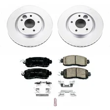 Front Z17 COATED BRAKE KIT for Nissan LEAF image 2