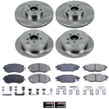 Front and Rear AUTOSPECIALTY BRAKE KIT for Subaru image 2