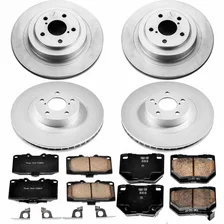 Front and Rear Z17 COATED BRAKE KIT for Subaru Impreza image 2