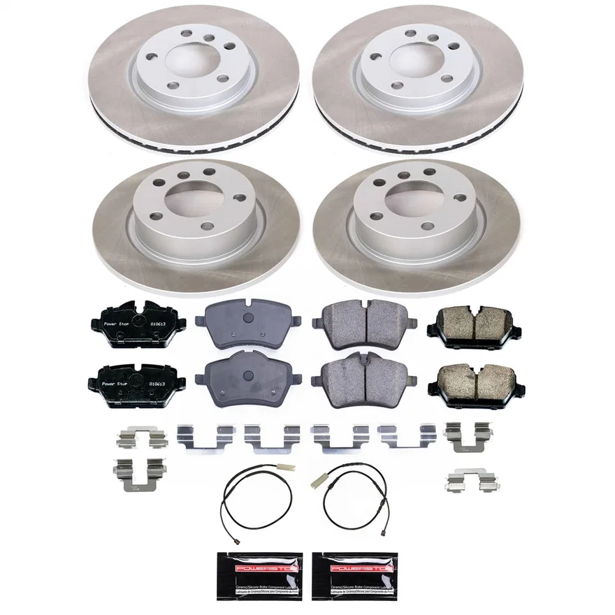 Front and Rear SEMI-COATED ROTOR KIT for Mini