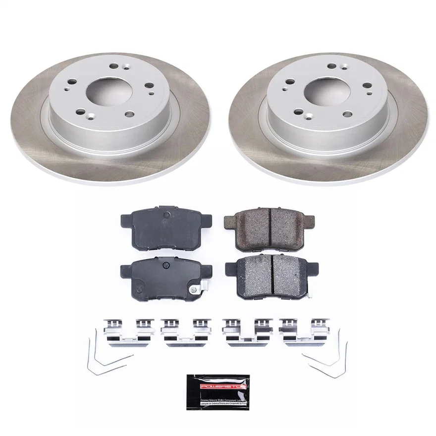 Rear SEMI-COATED ROTOR KIT