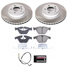 Front SEMI-COATED ROTOR KIT for BMW image 1