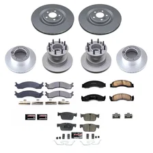 Front and Rear Z17 COATED BRAKE KIT for Ford image 1