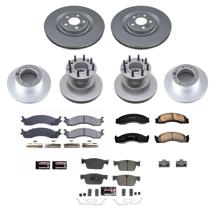 Front and Rear Z17 COATED BRAKE KIT for Ford
