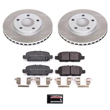 Rear SEMI-COATED ROTOR KIT for Nissan 370Z image 1
