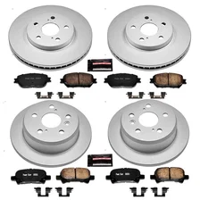 Front and Rear Z17 COATED BRAKE KIT for Toyota Camry image 2