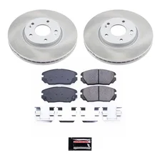 Front SEMI-COATED ROTOR KIT for Hyundai Sonata image 1