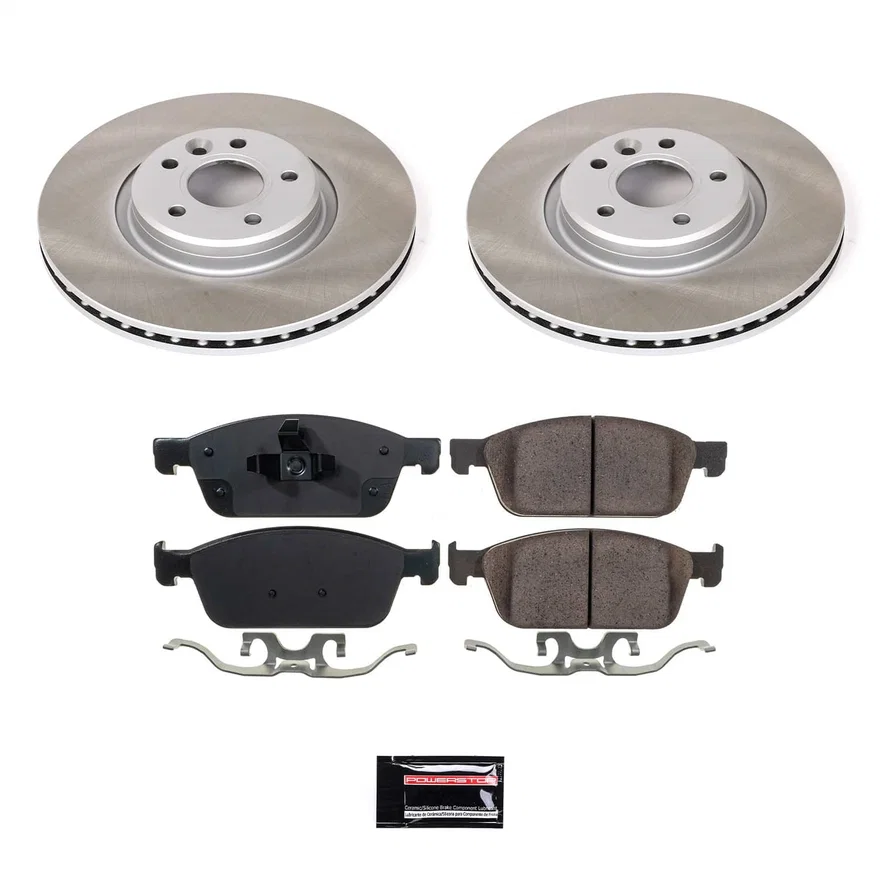 Front SEMI-COATED ROTOR KIT for Ford