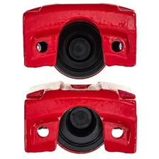 Rear RED CALIPER PAIR W/BRKT for Dodge Dakota image 2
