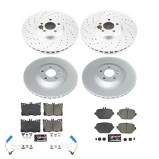 Front and Rear Z17 COATED BRAKE KIT for Mercedes-Benz image 2