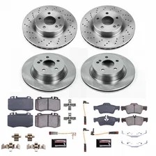 Front and Rear AUTOSPECIALTY BRAKE KIT for Mercedes-Benz E500 image 2