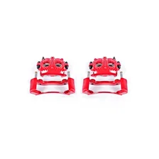 Front RED CALIPER PAIR W/BRKT image 2