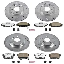 Front and Rear Z26 STREET BRAKE KIT for Honda S2000 image 2