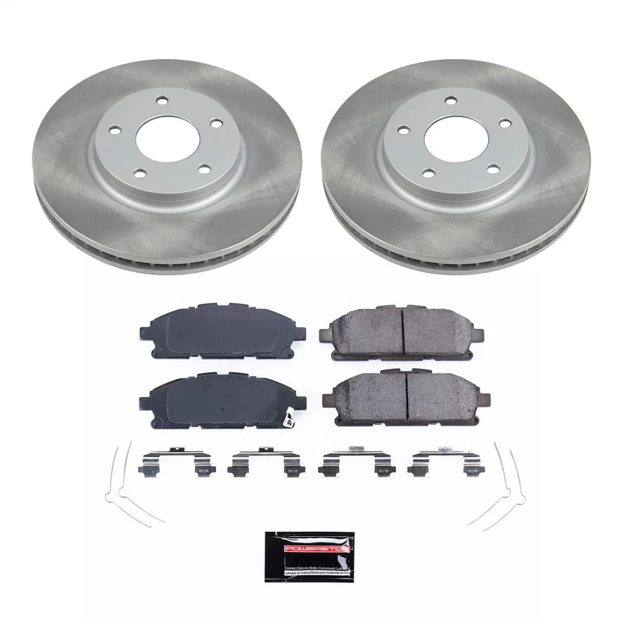 Front SEMI-COATED ROTOR KIT for Nissan Quest
