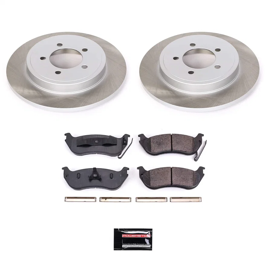 Rear SEMI-COATED ROTOR KIT