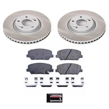 Front SEMI-COATED ROTOR KIT for Kia Optima image 1