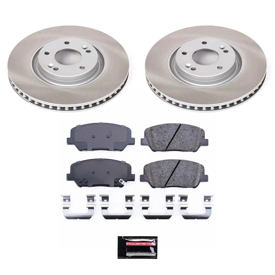 Front SEMI-COATED ROTOR KIT for Kia Optima