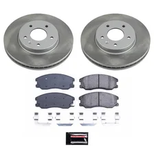Front SEMI-COATED ROTOR KIT image 1