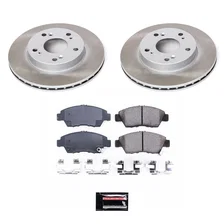 Front SEMI-COATED ROTOR KIT image 1