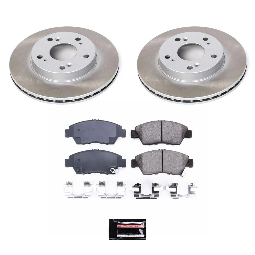 Front SEMI-COATED ROTOR KIT