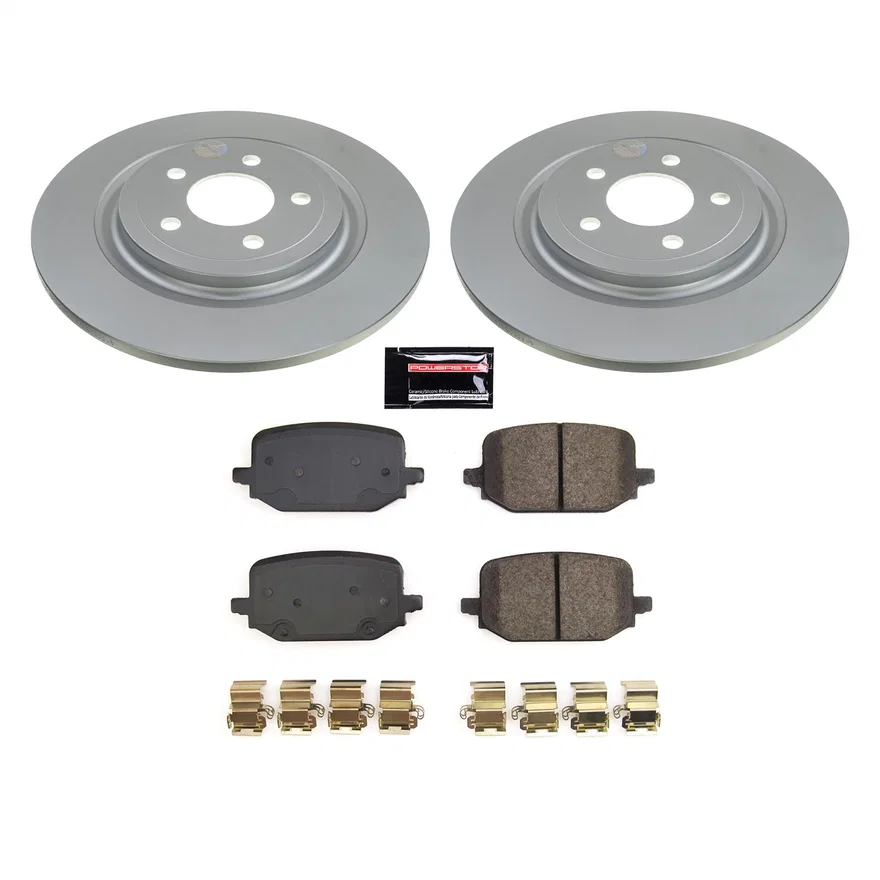 Rear Z17 COATED BRAKE KIT for Ford Explorer