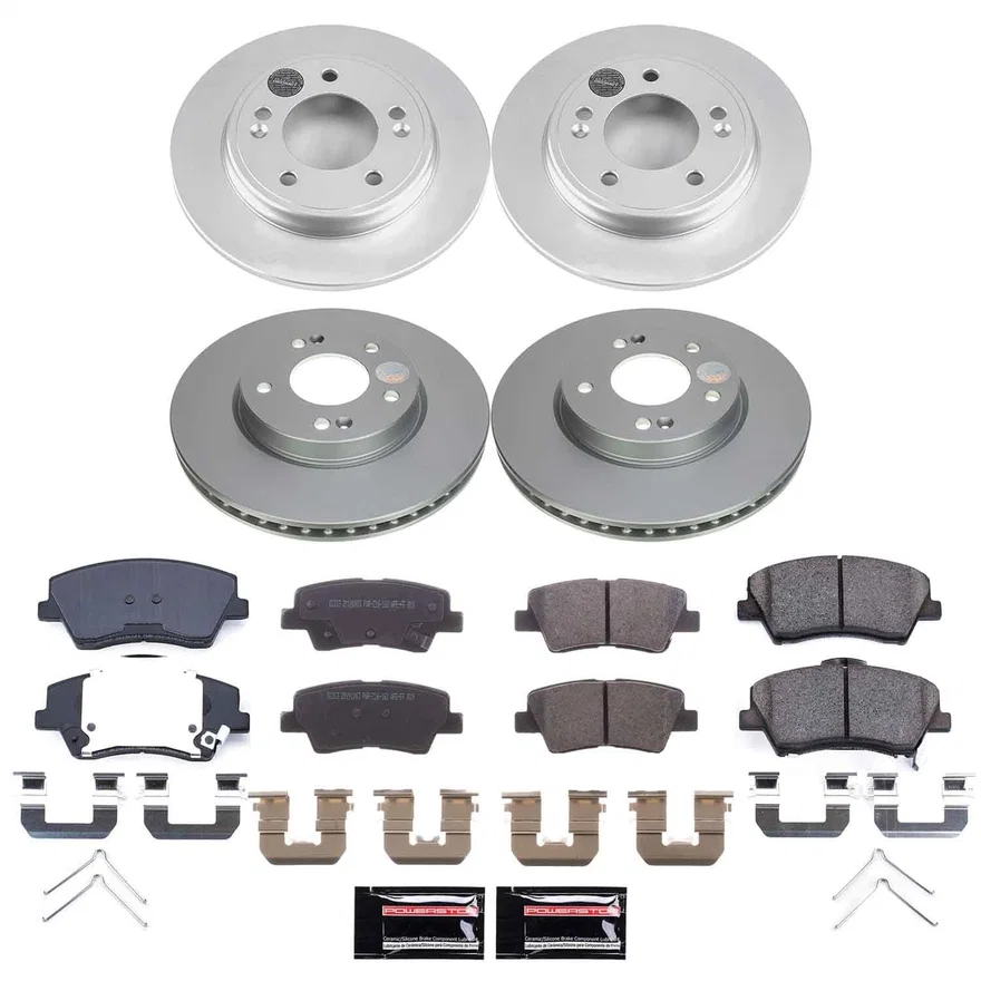 Front and Rear Z17 COATED BRAKE KIT for Kia Niro