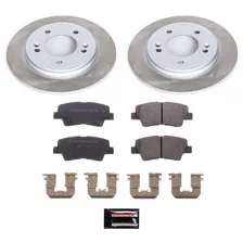 Rear SEMI-COATED ROTOR KIT for Hyundai Elantra image 1